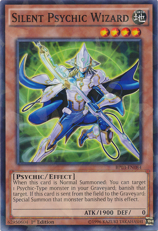 Silent Psychic Wizard [BP03-EN084] Shatterfoil Rare