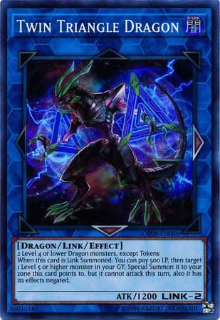 Twin Triangle Dragon [OP08-EN006] Super Rare