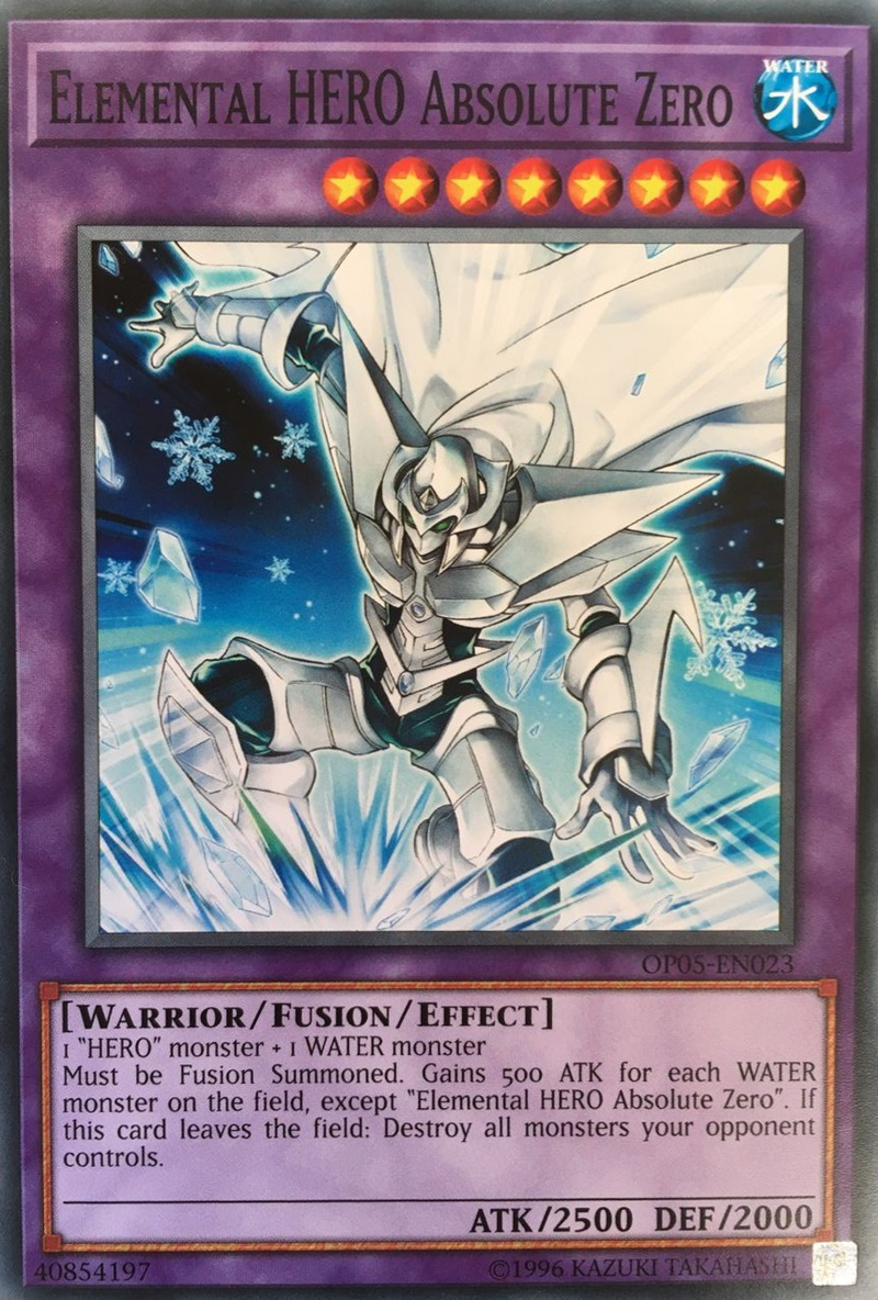 Elemental HERO Absolute Zero [OP05-EN023] Common