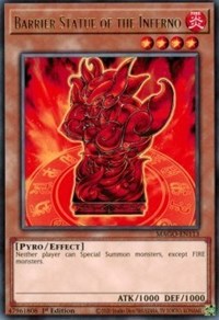 Barrier Statue of the Inferno [MAGO-EN113] Rare