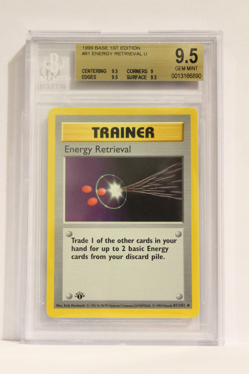 Energy Retrieval (81/102) Uncommon [Base Set 1st Edition] Beckett 9.5