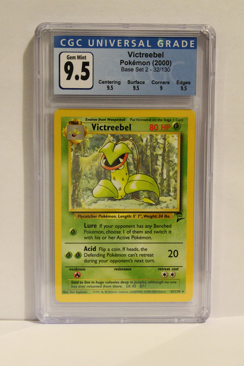 Victreebel (32/130) Rare [Base Set 2] CGC 9.5