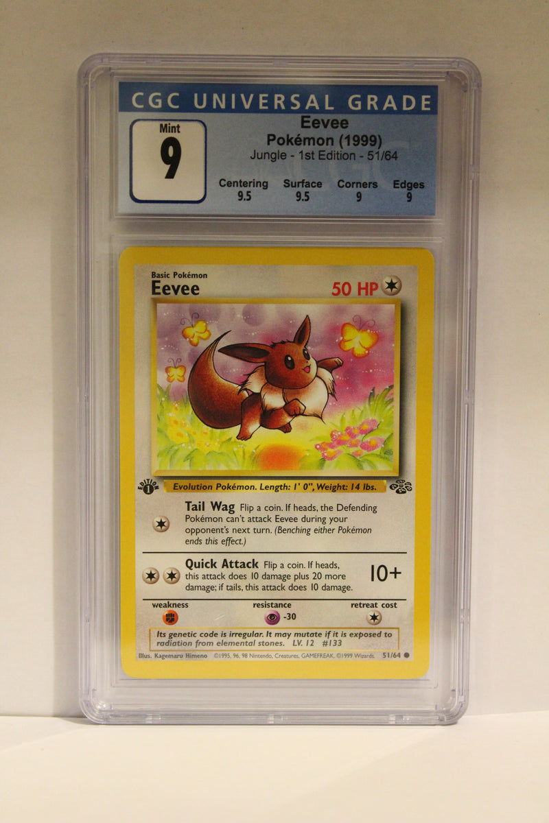 Eevee (51/64) 1st Edition Common [Jungle] CGC 9