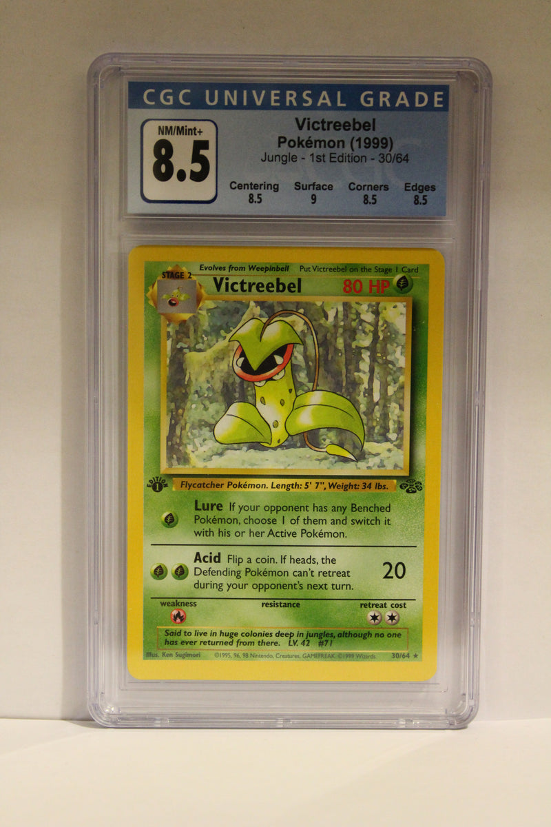 Victreebel (30/64) 1st Edition Rare [Jungle] CGC 8.5