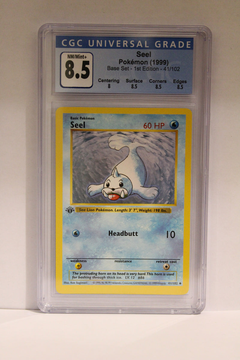 Seel (41/102) 1st Edition Uncommon [Base Set (Shadowless)] CGC 8.5