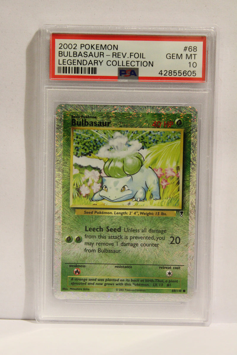 Bulbasaur (68/110) Reverse Holo Common [Legendary Collection] PSA 10