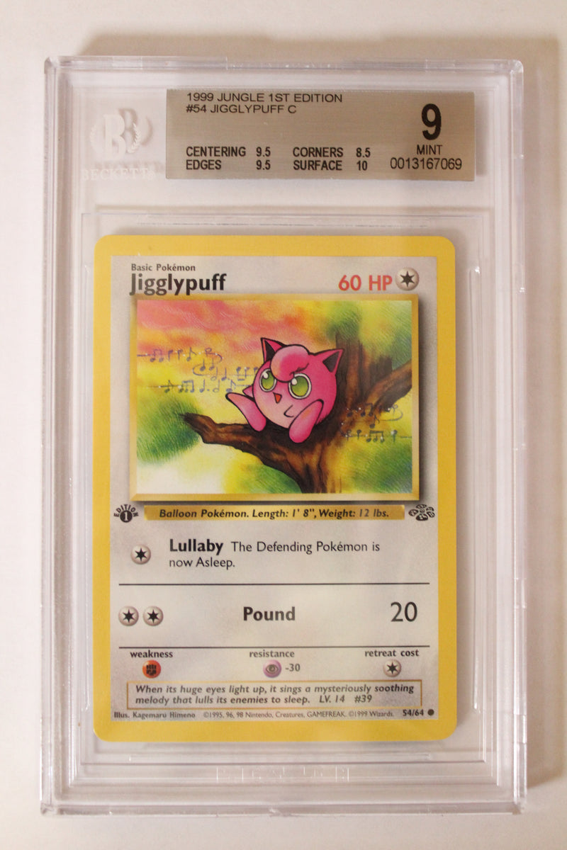 Jigglypuff (54/64) 1st Edition Common [Jungle] Beckett 9