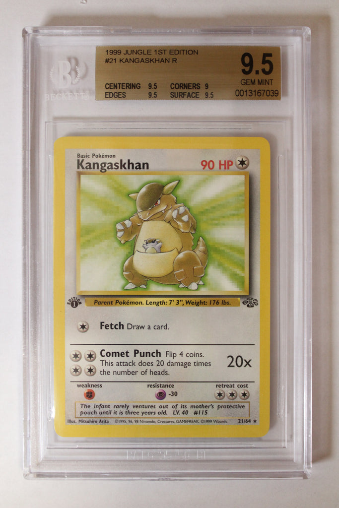 Pokemon Kangaskhan Jungle 1st online Edition CGC 8.5