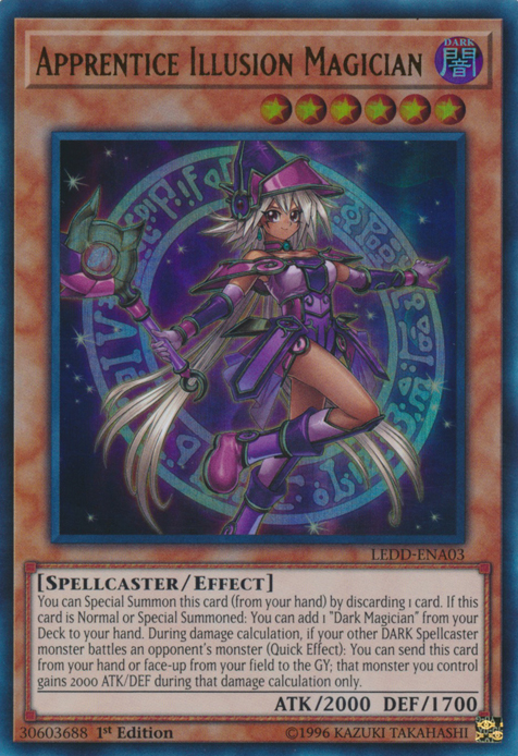 Apprentice Illusion Magician [LEDD-ENA03] Ultra Rare