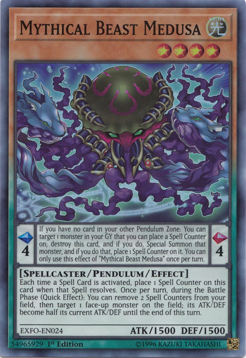 Mythical Beast Medusa [EXFO-EN024] Super Rare