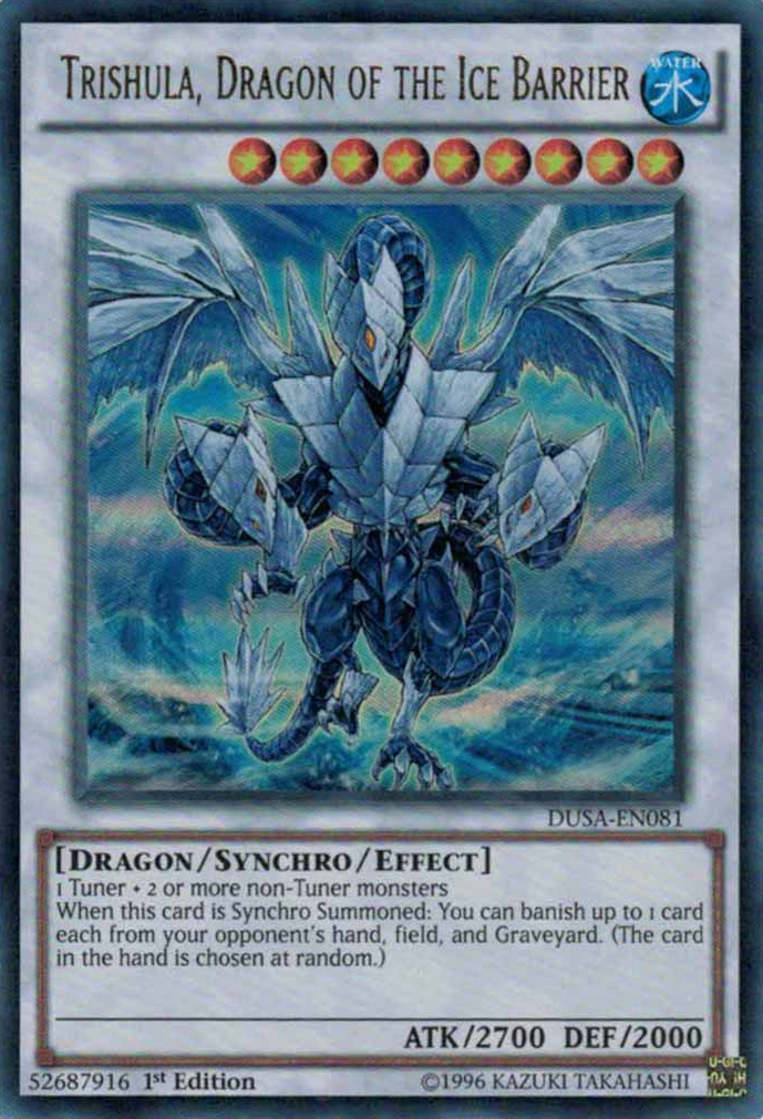 Trishula, Dragon of the Ice Barrier [DUSA-EN081] Ultra Rare