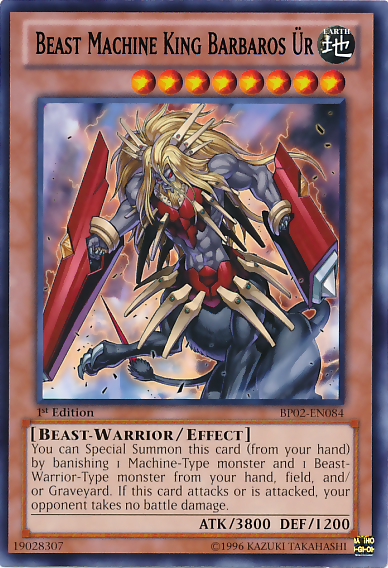 Beast Machine King Barbaros Ur [BP02-EN084] Mosaic Rare