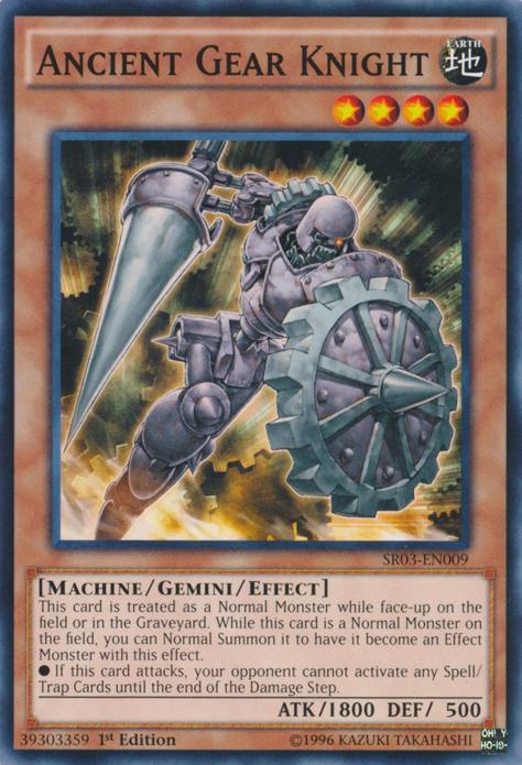 Ancient Gear Knight [SR03-EN009] Common