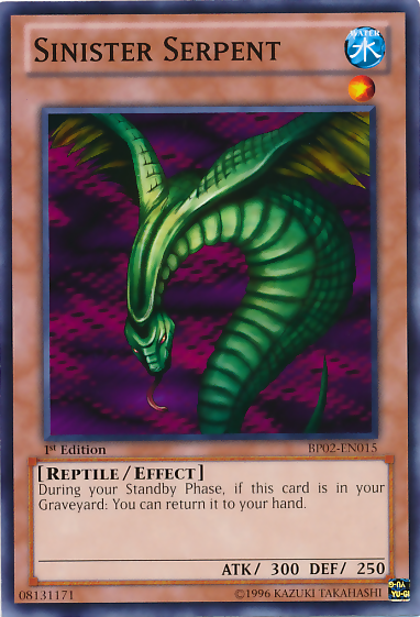 Sinister Serpent [BP02-EN015] Mosaic Rare